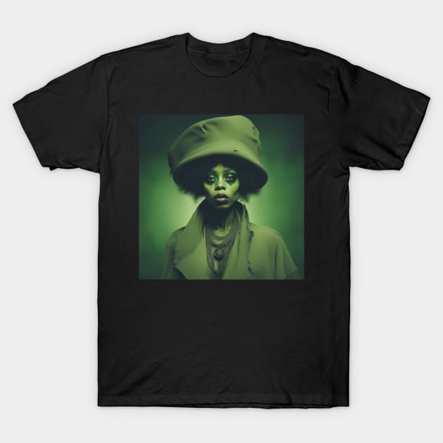 Erykah Badu Like Zombie T-Shirt by nikkimilles_